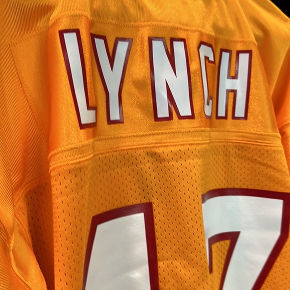 Tampa Bay Buccaneers John Lynch Mitchell & Ness Orange 1993 Authentic NFL Jersey - Picture 10 of 12